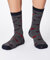 Dinosaur Bamboo Socks Mid Grey Marle