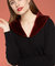 Cardi Fake Fur Collar Cupcake Brique Red