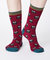 Owlie Bamboo Socks Cranberry