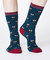 Owlie Bamboo Socks Teal Blue