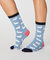 Rabbit Bamboo Socks Sea Blue