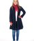WoolCardigan/Coat Blue Eva-Lena