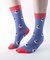 Bamboo Socks Purple Puffin size 36-40