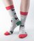 Bamboo Socks Grey Scottie