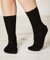 Solid Jackie Plain Bamboo Socks Black